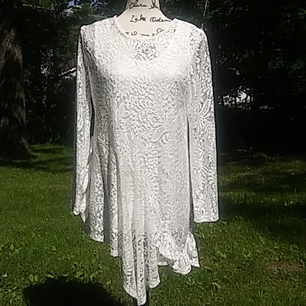 Attitudes By Renee Lace Tunic/Tank